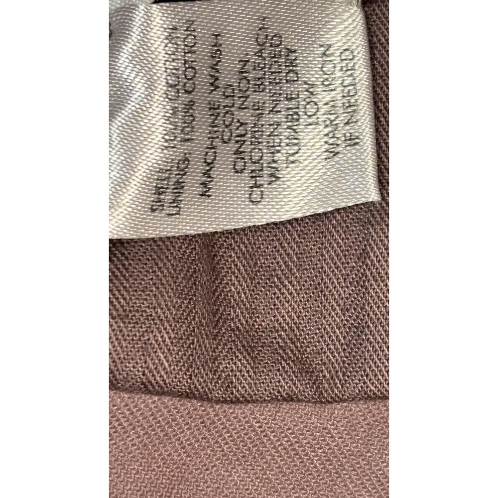 LOFT‎ Jacket Womens 2 Purple Cotton Twill Military Utility Short Zip Pockets - Picture 6 of 14